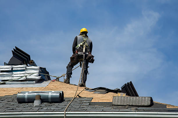 Professional Roofing technician working in Clay City, IN